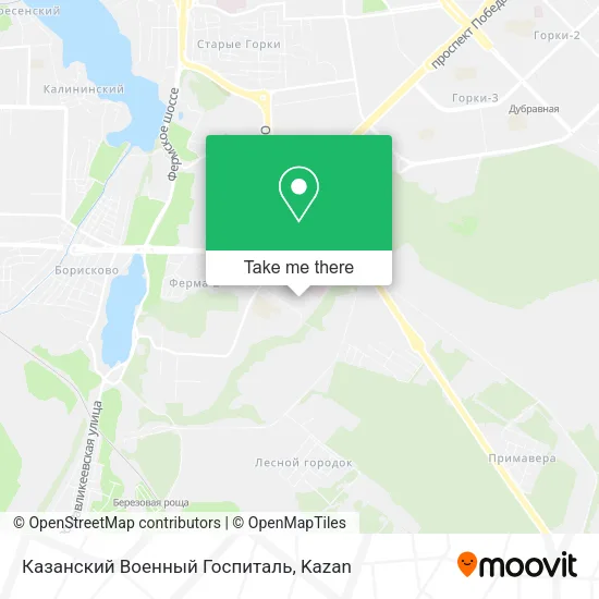 Казанский Военный Госпиталь map