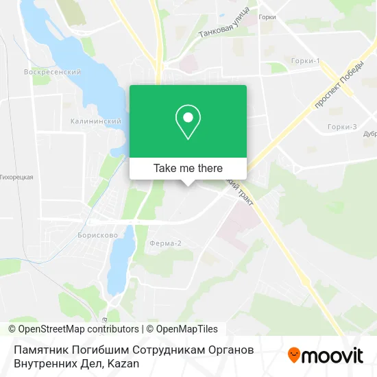 Памятник Погибшим Сотрудникам Органов Внутренних Дел map