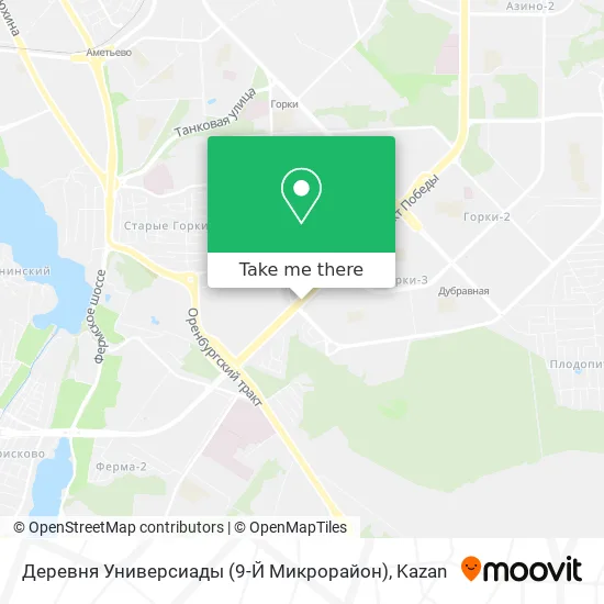 Деревня Универсиады (9-Й Микрорайон) map