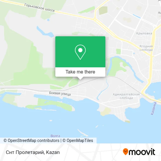 Снт Пролетарий map