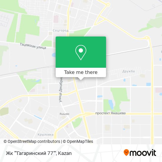 Жк ""Гагаринский 77"" map
