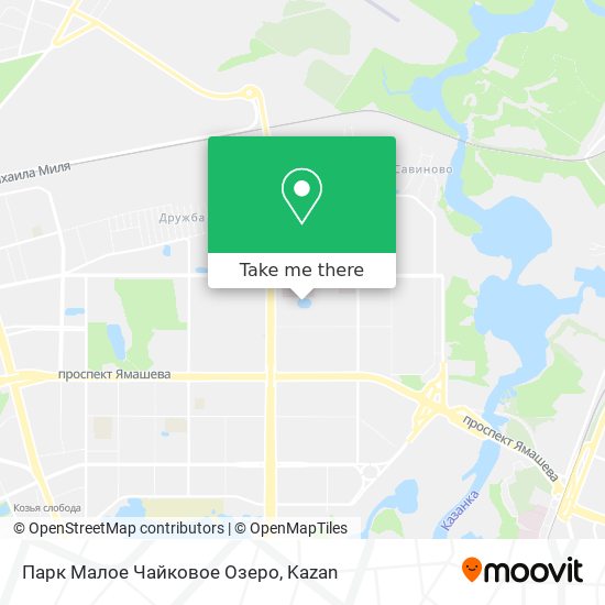Парк Малое Чайковое Озеро map