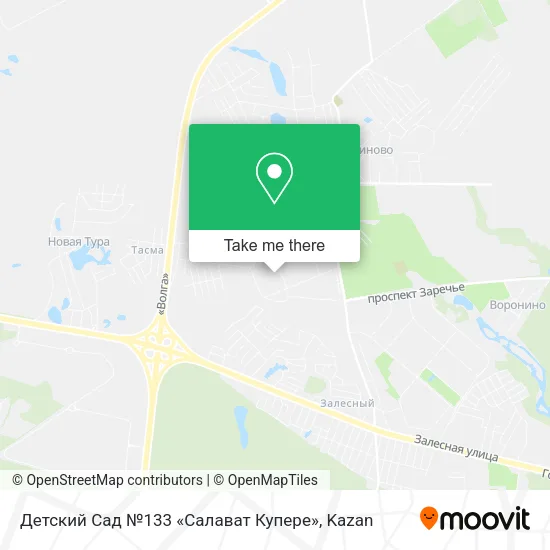 Детский Сад №133 «Салават Купере» map
