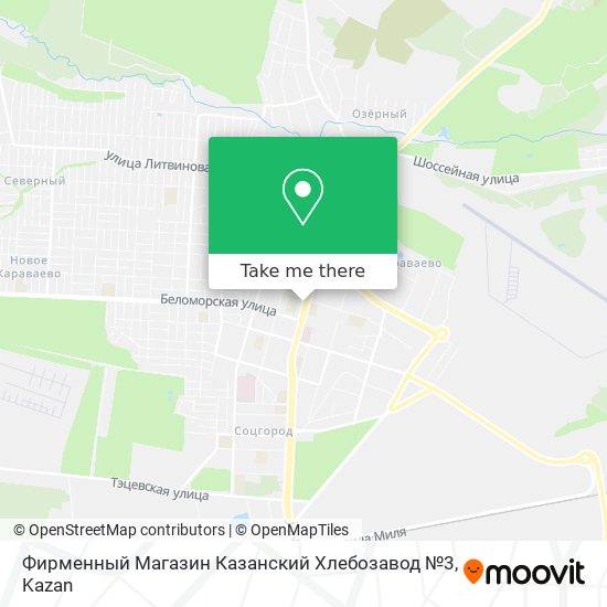 Фирменный Магазин Казанский Хлебозавод №3 map
