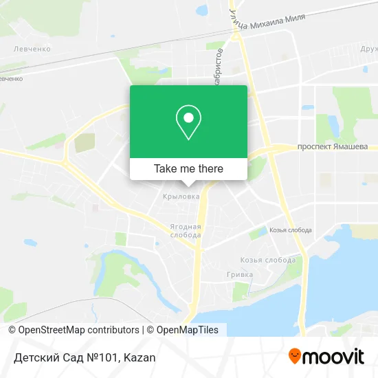 Детский Сад №101 map