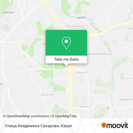 Улица Академика Сахарова map