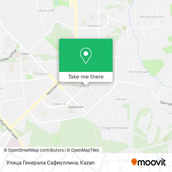 Улица Генерала Сафиуллина map