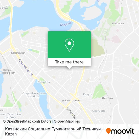 Казанский Социально-Гуманитарный Техникум map