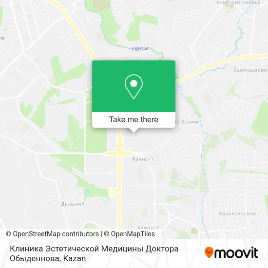 Клиника Эстетической Медицины Доктора Обыденнова map
