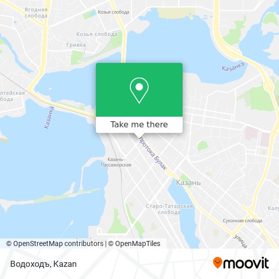 Водоходъ map