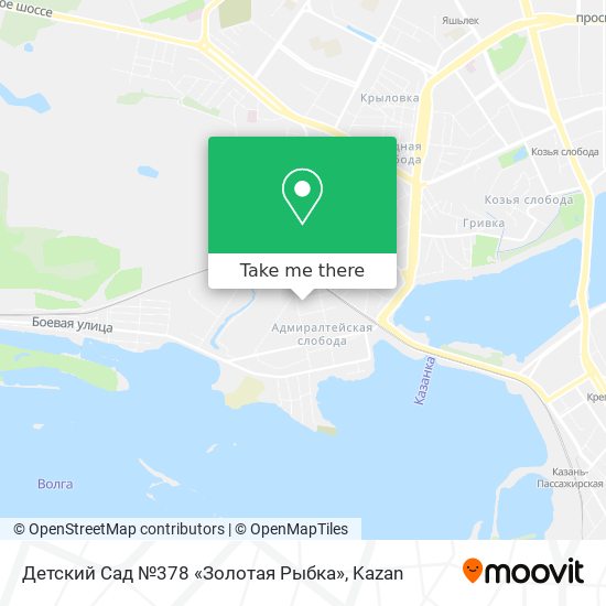 Детский Сад №378 «Золотая Рыбка» map