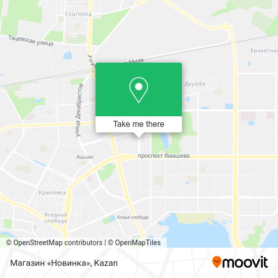 Магазин «Новинка» map