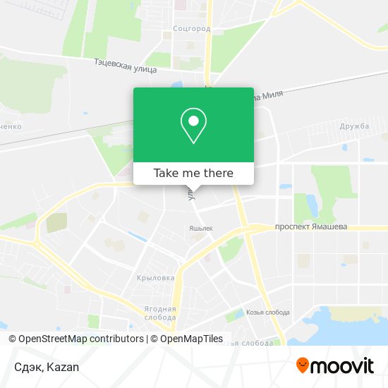Сдэк map