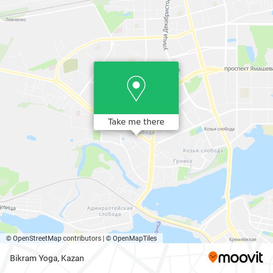 Bikram Yoga map