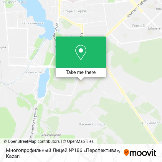 Многопрофильный Лицей №186 «Перспектива» map