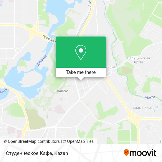 Студенческое Кафе map