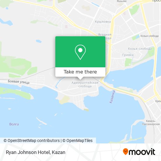 Ryan Johnson Hotel map