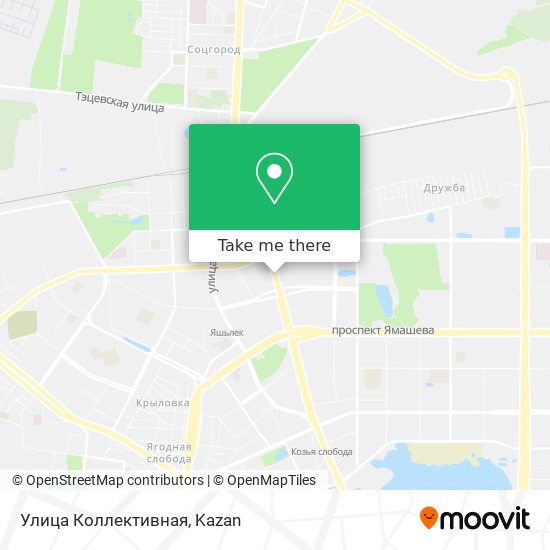 Улица Коллективная map