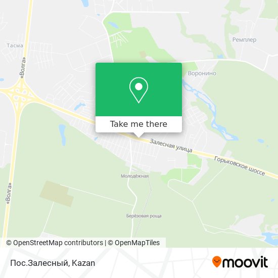 Пос.Залесный map