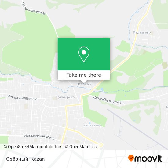Озёрный map