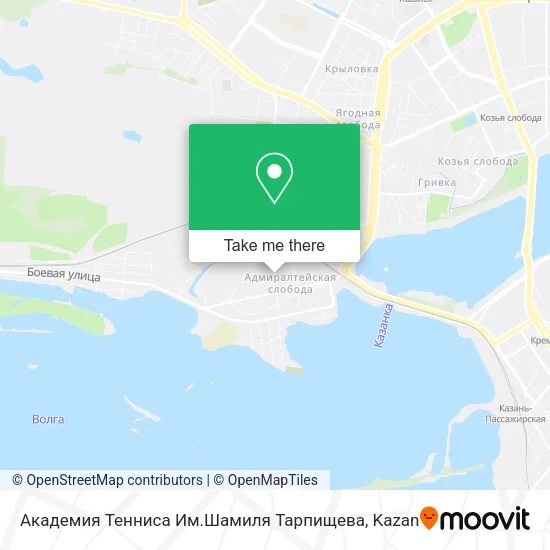Академия Тенниса Им.Шамиля Тарпищева map