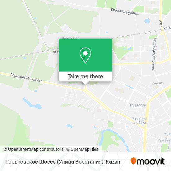 Горьковское Шоссе (Улица Восстания) map