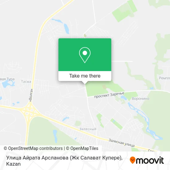Улица Айрата Арсланова (Жк Салават Купере) map