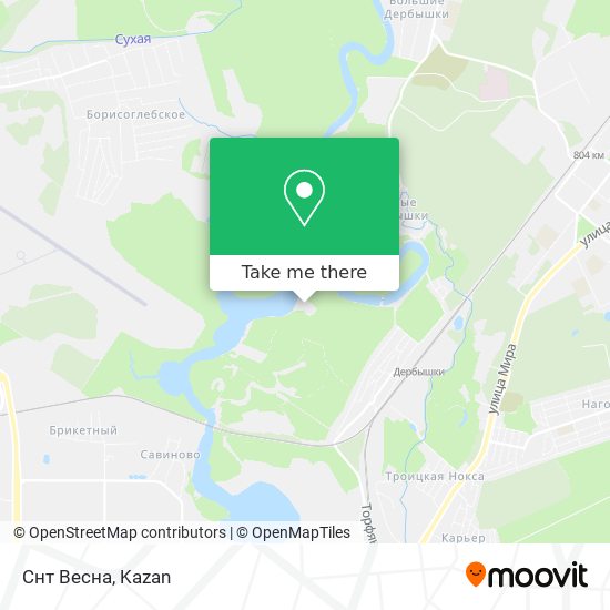 Снт Весна map