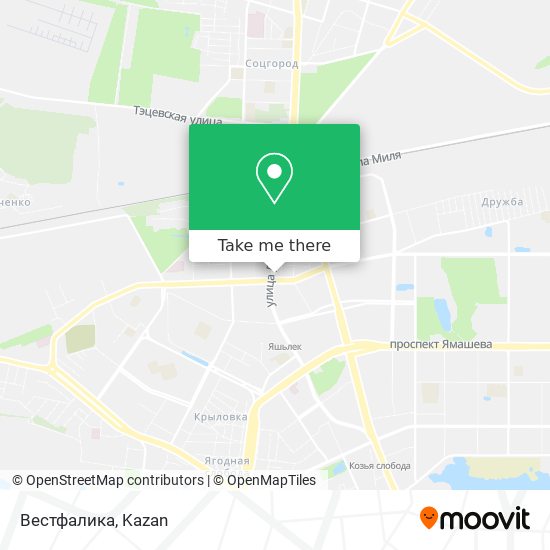 Вестфалика map