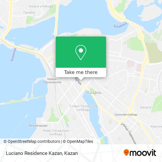 Luciano Residence Kazan map