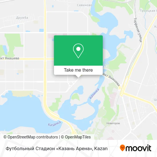 Футбольный Стадион «Казань Арена» map