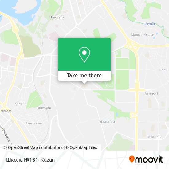 Школа №181 map