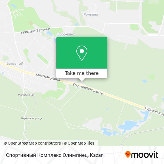 Спортивный Комплекс Олимпиец map