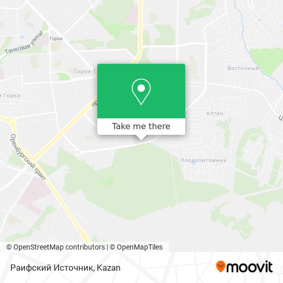 Раифский Источник map