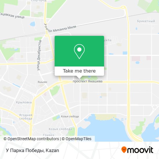 У Парка Победы map