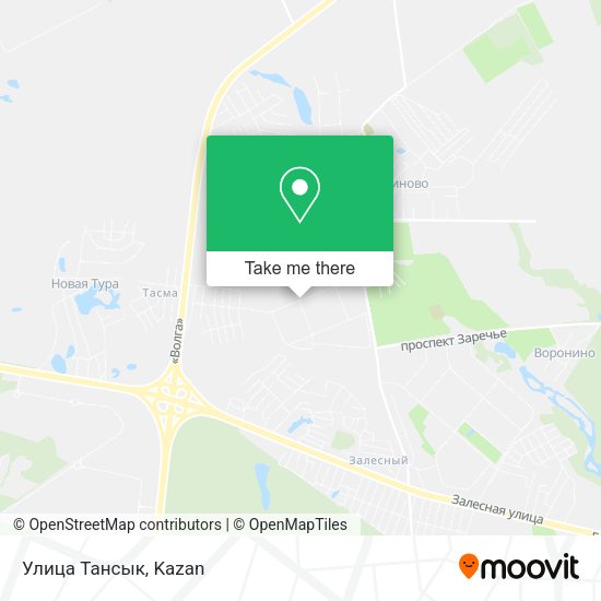 Улица Тансык map