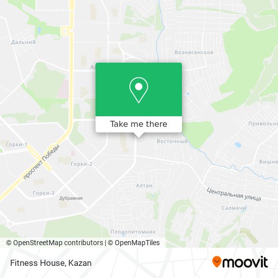 Fitness House map