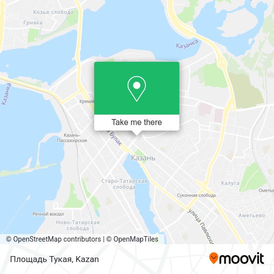 Площадь Тукая map