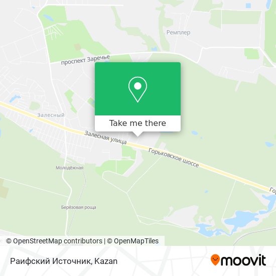 Раифский Источник map