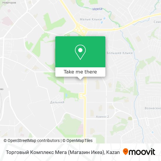 Торговый Комплекс Мега (Магазин Икеа) map