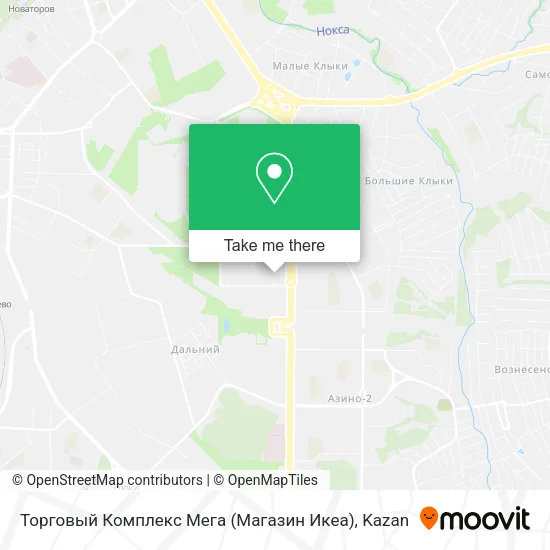 Торговый Комплекс Мега (Магазин Икеа) map