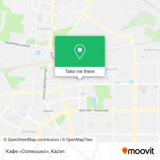 Кафе «Солнышко» map