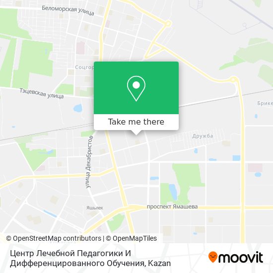 Центр Лечебной Педагогики И Дифференцированного Обучения map
