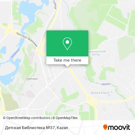 Детская Библиотека №37 map