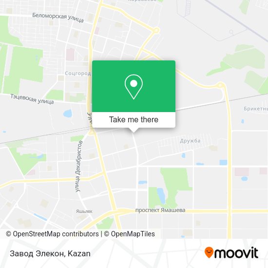 Завод Элекон map