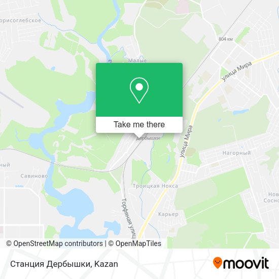 Станция Дербышки map