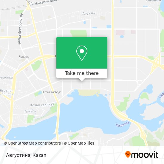 Августина map