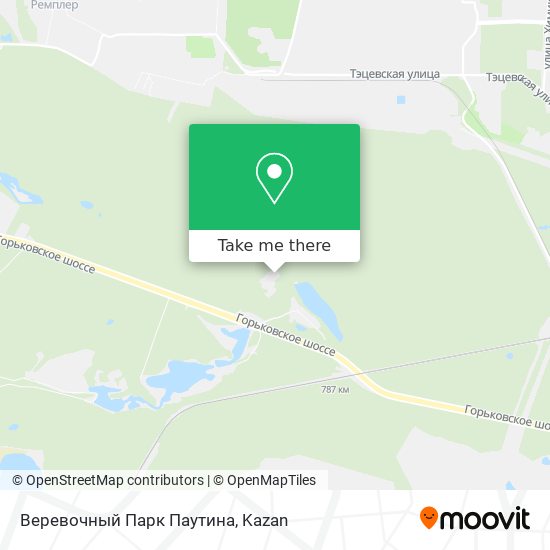 Веревочный Парк Паутина map