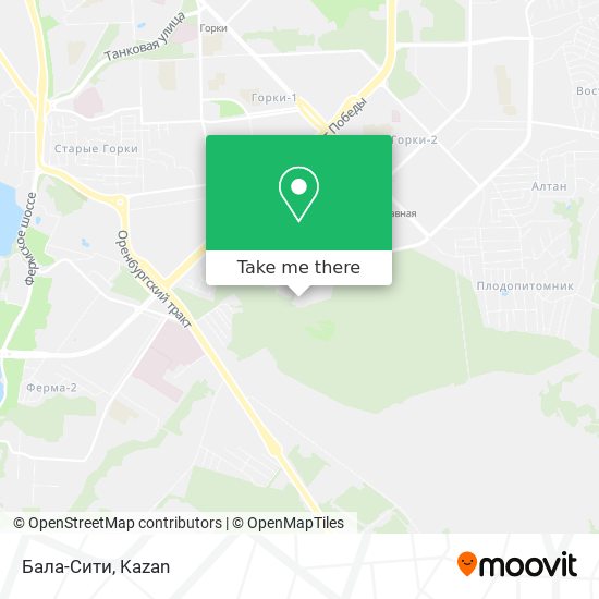 Бала-Сити map