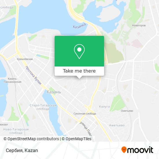 Сербия map